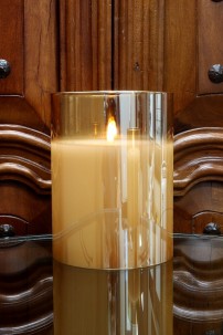 OUT OF STOCK  6 x 8" CHAMPAGNE RADIANCE POURED CANDLE   [478247]  